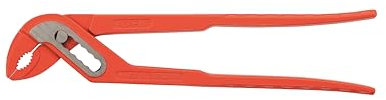 ALARM Wasserpumpenzange rot, Länge 240 mm, heavy - duty, für hohe Ansprüche bei professioneller Anwendung, DIN 8976, Made in Germany