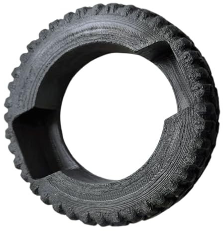 ROMISBABA Tire Shaped Business Card Holder Resin Kreativer Visitenkartenhalter Für Schreibtisch Und Büro Autoreifen Design Für Auto- Stabiles Und Langlebiges Büro-accessoire
