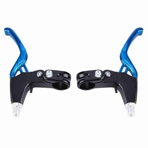 Klanata Kent Leve Freno Bici, 1 Paio Maniglie Freno in Lega di Alluminio per BMX, Mountain Bike - Blu