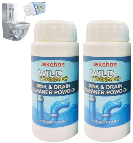 Potente detergente per lavello e scarico, deodorante per tubi, polvere pulita per lavello e scarico, potente detergente per scarico e tubi, detergente per lavello e scarico, per WC, cucina, bagno