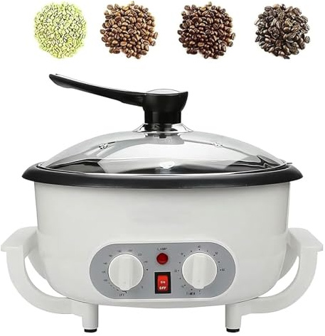 Tostador de Café Eléctrico, Tostadores de Café, Máquina eléctrica for hornear café, palomitas de maíz, secadora y tostadora