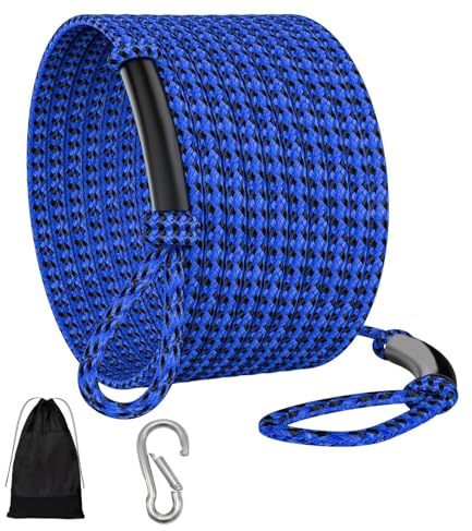 Tube Tow Rope for Boating | Floating Tow Rope,Safety Floating Strap for Mooring Launching Trailering Fishing Rescue Sea River Lake Watersports