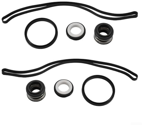 Yuanpgky SPX1600TRA - Kit de repuesto de sello de piscina para modelos Hayward Super SP1600 SP2600 con juntas de carcasa de tapa difusora y conjunto de sello de eje - 2 juegos