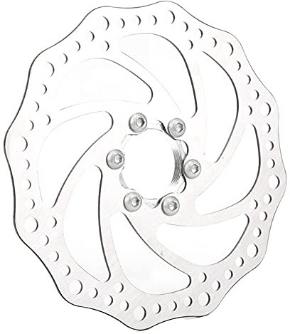 Picysa Cykelskivbroms 160 Mm med Förbättrad Värmeavledning - Slitstark Rotor i Legerat Stål för bergs- och Hopfällbara Cyklar - Enkel Installation, Hög Friktion