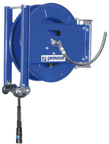 PREVOST Druckluft-Schlauchaufroller 20m I ø 10mm A ø 17mm inkl. Schlauch 12bar