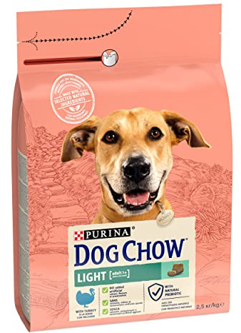 Purina Dog Chow Adult Light Kroketten Hund mit Truthahn 2,5 kg
