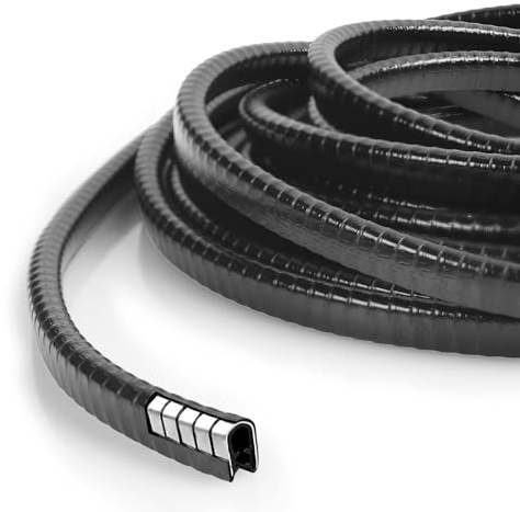 URAQT Protections Bord Portière de Voiture en Forme de U, 5.5M Protecteur pour Porte de Voiture en Caoutchouc Anti-collision Protéger, Protection en Caoutchouc de Porte de Voiture pour Plupart Voiture