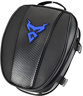 WHYUNM26 Multifunktions-Motorrad-Tankrucksack mit Hoher Kapazität Hecktasche Rucksack Reflektierende wasserdichte Motorrad-Rennrücksitztaschen,Blue