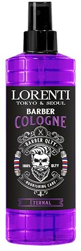 Lorenti 80° Lemon & Eternal Aftershave | Colonia de barbero para hombres | Colonia de larga duración para hombre | Perfume limpio, refinado y masculino para hombres esteriliza la piel 400 ml (morado)