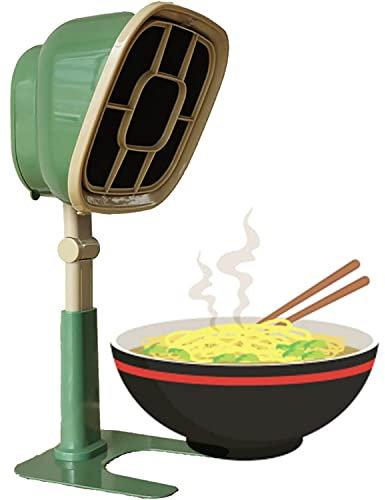 AALGO Mini Desktop Range Hood Cooker Hood,​Portable Household Extractor Hood,66° Adjustable,6-Segment Height Adjustment,3200 RPM Range ​Hood Easy To Clean,for Home Kitchen Hot Pot BBQ,Green