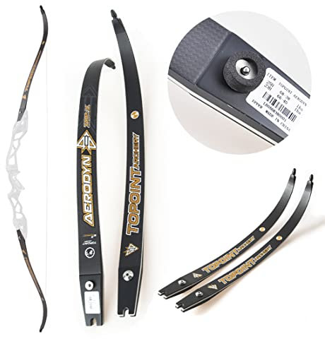 surwolf 66/68/70 Bogenschießen Takedown Recurve Bogen Wurfarme Wettbewerb Recurve Bogen 18-50 lb Erwachsene Ziel Recurve Bogen Wurfarme ILF（AER-1，66-26lbs）
