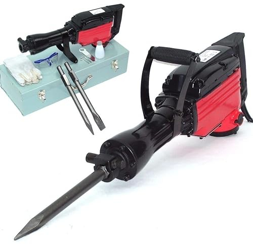 2 x Abbruchhammer Meisselhammer 1800 Watt m. Zubehör + KOFFER Stemmhammer 56333