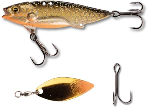 LMAB Techno Vibe - Vibration Bait - 3 Größen, Zikade, Blade Bait, Lipless Crankbait, Angelköder zum Raubfischangeln, Angel Köder für Zander & Barsch, Zikaden