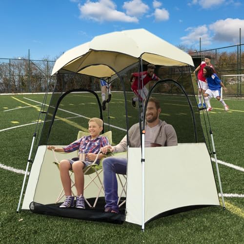 Barbella Screen House Zelt Pop-Up-Sportzelt, tragbares Bildschirm-Zelt, Baldachin, sofortiges Sichtzelt, Outdoor-Camping-Zelt, Blasenzelt mit Tragetasche (Mesh, 150 x 110 x 160 cm)