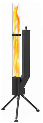 Fogón de leña para exteriores, calentador de pellets de madera para patio trasero, hoguera de madera al aire libre para fiestas de camping