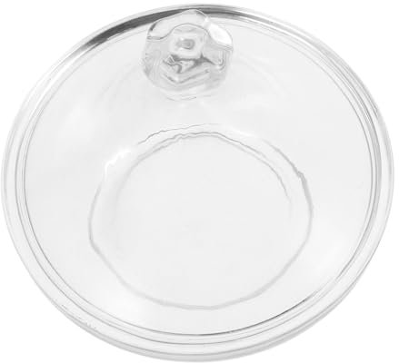 TIDTALEO Bol Verre Décoratif Avec Couvercle Assiette à Fruits Plat à Desserts Et Bonbons Pour Cuisine Bureau Et Fêtes