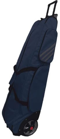 LXRHLIKG Fechttasche mit Rollen, Verschleißfeste Fecht-trainingsausrüstung, Große Schlepptasche für Schwertanzug und Maske, wasserdichte Schwerttaschen mit Einziehbarer Zugstange(Blue)
