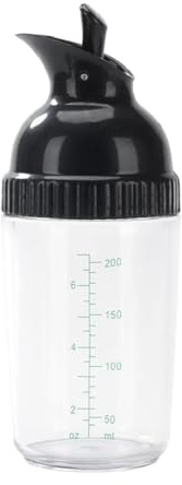 Geroosaty Easy Grips Salad Dressing Shaker Leak-proof Container Bottle, Universal Sauce Mixer with Scale, Kitchen Helper, , 5.5 x 17 cm