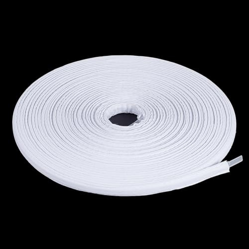 Letsinstyle 12 iarda 12mm di Larghezza Stecche per Corsetto In Plastica, Fodera In Cotone con Stecche In Poliestere, Stecche per Reggiseni Da Cucire Bianche, Strumento In Poliestere per Abiti Da Sposa