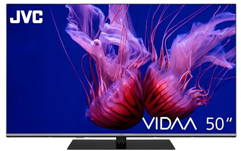 JVC LT-50VDQ6555 QLED Fernseher 50 Zoll VIDAA Smart TV mit 4K UHD Auflösung