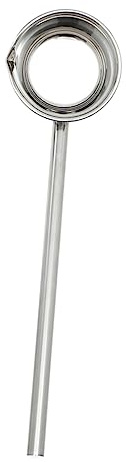 FIXOSHEE Robuste Küchen Schöpfkelle Aus Edelstahl Mit Langem Ergonomischem Griff 55cm Wasserschöpfer Für Kantinen Und Gastronomie Große Suppenkelle Mit Ausgießer