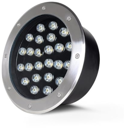 Luces LED de Paisaje para Exteriores, luz de Suelo empotrada, CA 85-265 V, IP66, Impermeable, para Parques, Puentes, Jardines, Caminos, pasarelas (Verde, 6 W)