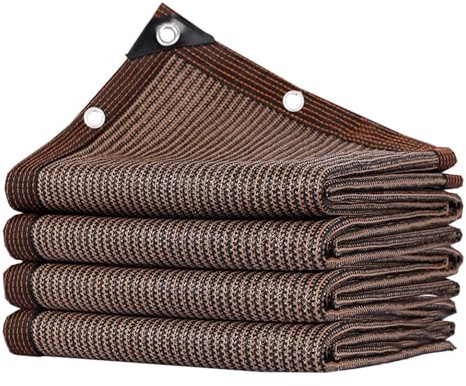 Rete parasole con occhielli, protezione UV al 98%, protezione da vento e polvere, resistente ai raggi UV, per serre, per uso esterno, vela ombreggiante