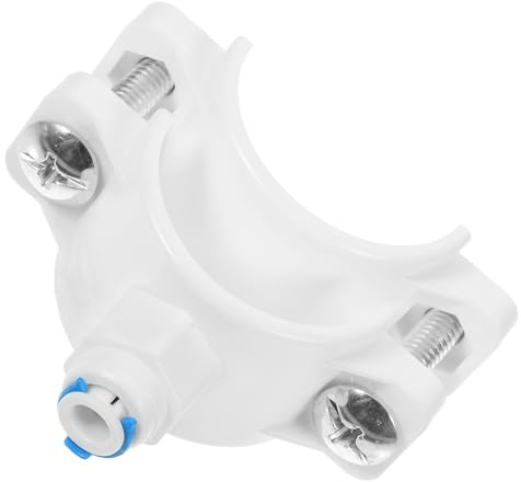 Ciieeo Pince pour Filtre à Eau en Pom Blanc 1/4 Pouce Étanche pour Système D'osmose Inverse sous Évier Installation Facile Style Aléatoire