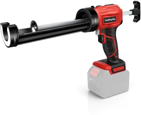 Lytool Batteripatronpress, kompatibel med Makita sladdlös 18 V, LED-ljus, elektrisk patronpistol silikonpistol batteri för 300–310 ml patroner (utan batteri)