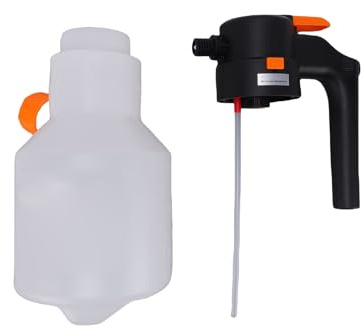 Pulverizador de Espuma con Batería Recargable, Boquillas Ajustables, Batería de Larga Duración, Herramienta de Limpieza Eficiente para el Hogar y el Automóvil, Capacidad Máxima de 2 litros