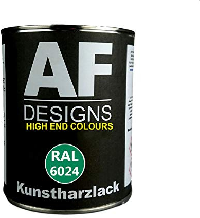 1 Liter Kunstharz Lack Buntlack Kunstharzlack RAL6024 VERKEHRSGRUEN glänzend