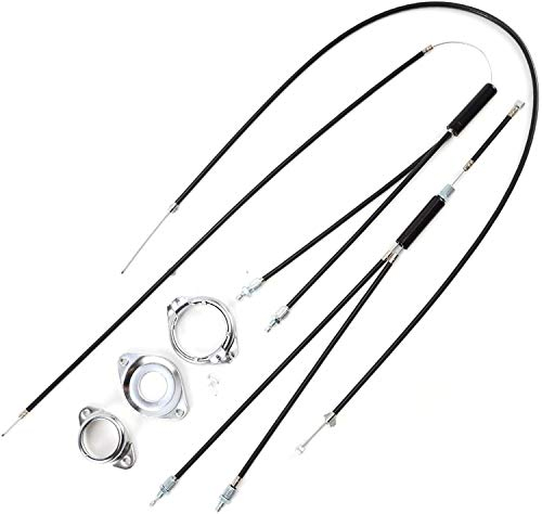 Young Wolf BMX Gyro Mountain Bike cavi freno anteriore + posteriore, superiore + inferiore Spinner Rotor Cable Rotor Set Comaptible