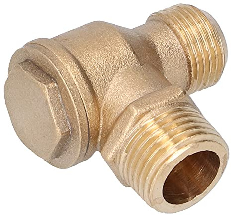 Brass Air Compressor Check Valve Two‑Way Non-Return Check Valve Replaceable Accessories