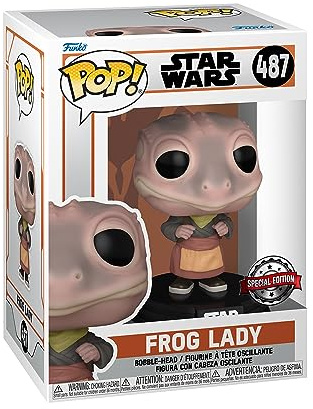 Funko Pop! Star Wars: The Mandalorian - Frog Lady - Vinyl-Sammelfigur - Geschenkidee - Offizielle Handelswaren - Spielzeug Für Kinder und Erwachsene - TV Fans - Modellfigur Für Sammler und Display