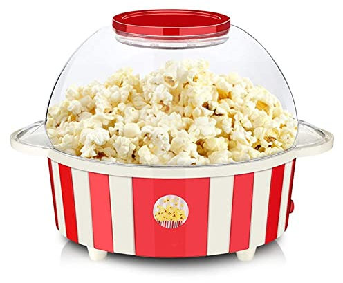 ksamwjf popcorn maker Air Popcorn Maker,Hot Air Popcorn Maker Electric Machine for Healthy Fat-Free, Non-Stick Coated Heating Surface