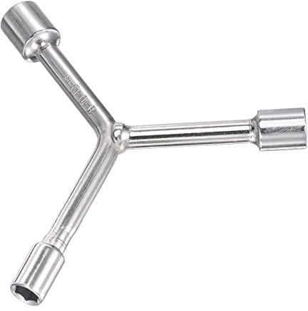 sourcing map Y Type 3 Way Hex Socket Wrench, 8mm 10mm 12mm Combination Repair Spanner Tool, 3-inch 2 Pcs