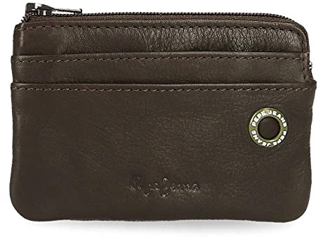 Pepe Jeans Badge, Marron, única, Porte-Monnaie