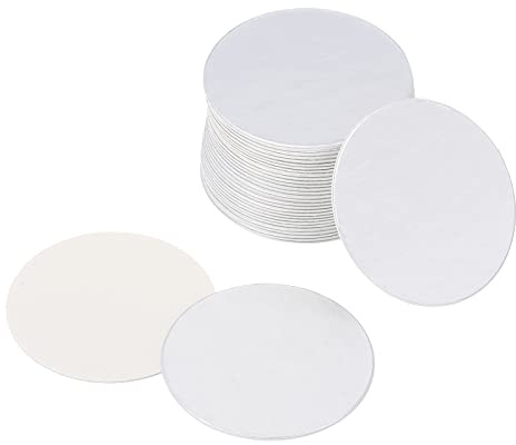 PATIKIL 26mm/1.02 Aluminium-Folie Cap Liner, 150 Pack resistent Tamper Induktion Heat Sealer Abdichtung Liner für PE Kunststoff-Flasche Glas Deckel