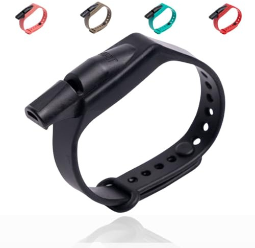 Vogt-Hundepfeife | Armbandpfeife von André inklusive Videokurs | der perfekte Rückruf | Hunde Trainingszubehör | Erziehungshilfe für Hunde | (schwarz)
