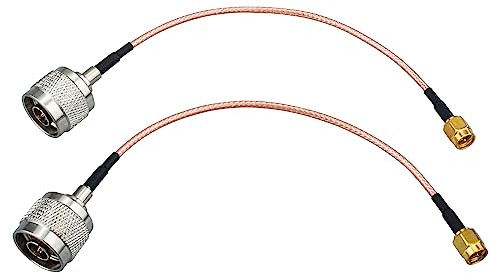 urcianow N Maschio a SMA Maschio 15 CM RG316 Cavo Adattatore Coassiale Maschio N a SMA Cavo 50 ohm a bassa perdita tipo per router antenna amplificatore di segnale adattatore wireless