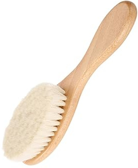 Cepillo Alisador De Barba Cepillo Para Barba De Lana Cepillo Bálsamo Para Barba Cepillo Redondo Para Barba Peine Alisador De Barba Peine De Bebé Hombre Enderezar Manejar De Madera