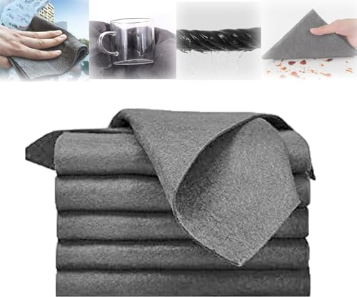 Serenosole Aquaglide Cloths Best Absorbent Cloths 2023, Thickened Magic Cleaning Cloth, Streak Free Microfiber Magic Cleaning Wipes, Reusable Cleaning Cloths for Windows/Mirror/Glass/Car ( Color : 5pc
