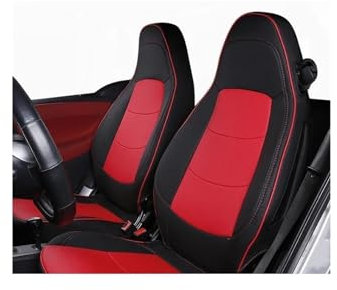 LTQSIV EMIGOS Autositzbezüge Schutz Atmungsaktives Kissen Interior Styling Zubehör Für Smart 451 Für Fortwo 2009-2014 Sitzbezügesets(4)