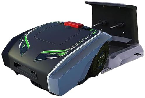 YLANMEI Robot Tondeuse sans Fil périphérique 1500㎡, évitement d'obstacles 3D Planification Intelligente, Gestion de 16 Zones, Réglage de Zone Interdite,A