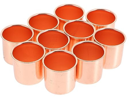 ULDIGI 10 Stück Galvanisierte Kerzenbecher Aus Metall Kerzenhalter Satz Wunderschönes Design Für Partydekoration Und Aromatherapie-duftkerzen