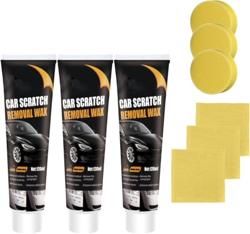 CXPMY Car repair paste, car scratch repair wax, professional car scratch repair agent, car scratch remover set, suitable for deep scratches on cars