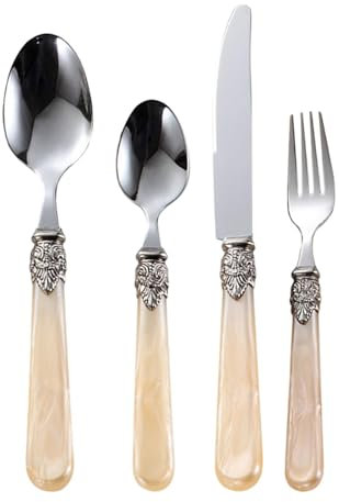 Ensemble d'ustensiles de service pour les fêtes, ensemble de vaisselle de cuisine | Couverts de cuisine robustes | Ensembles d'ustensiles rétro adaptés à un usage quotidien, aux voyages, aux réunions