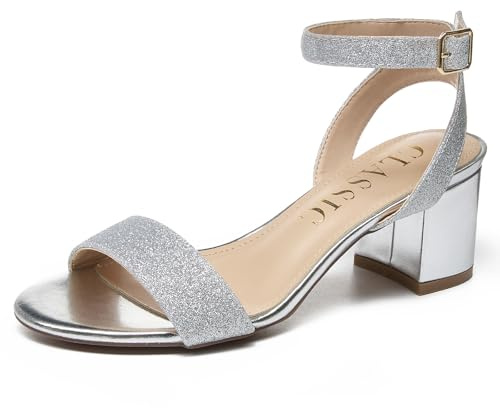 Sowdus Sandalen Damen mit Absatz Bequem Sandaletten Sommer Schuhe Damen Elegant Klassische Blockabsatz Schuhe Frauen Sandalen