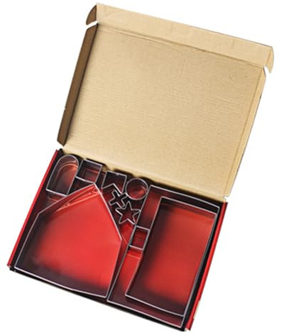Emporte-pièce 3D en forme de maison de Noël – Kit de moulage en pain d'épices, vacances festives | Emporte-formes multiples pour décoration de gâteaux, pâtisserie, activité de cuisine familiale et