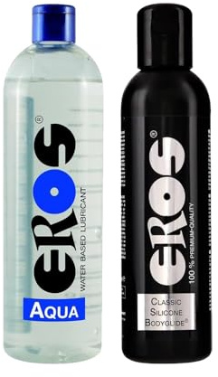 EROS Gleitgel-Set auf wasser- & silikonbasis 2 x 500 ml